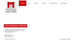 Desktop Screenshot of medzenlandau.de